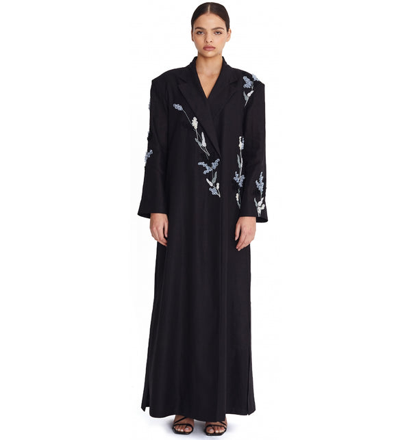 Floral Blossom Embroidered Abaya