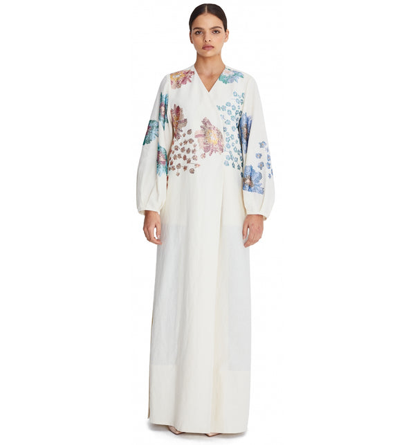 Floral Crystal Abaya