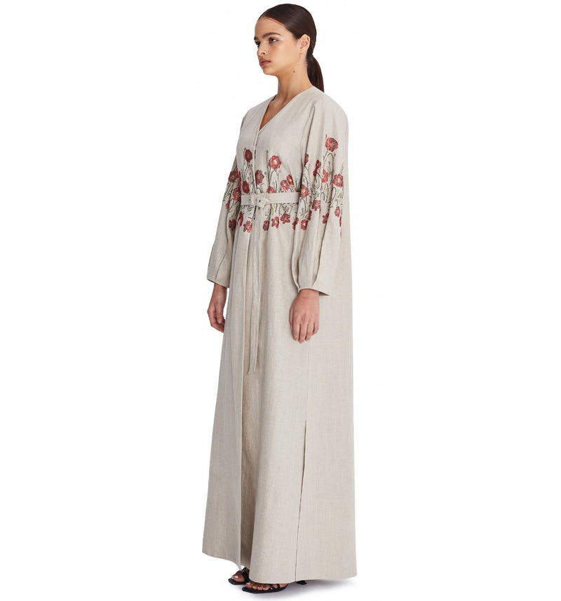 Floral Crystal Abaya