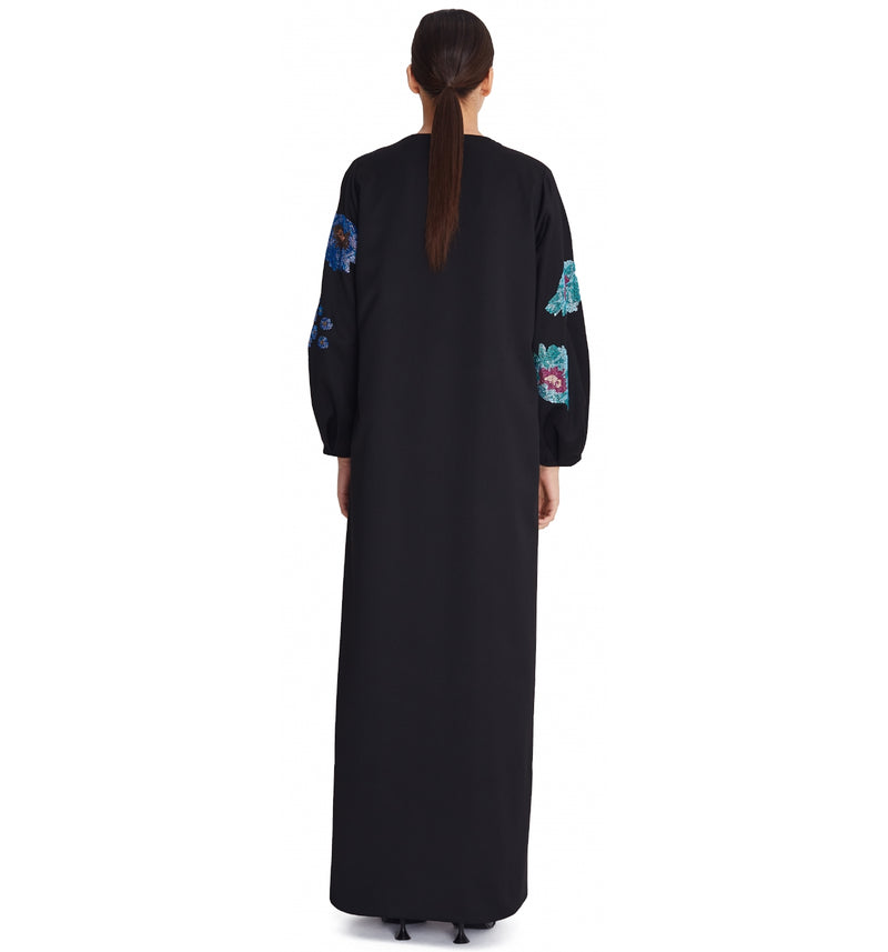 Floral Crystal Abaya