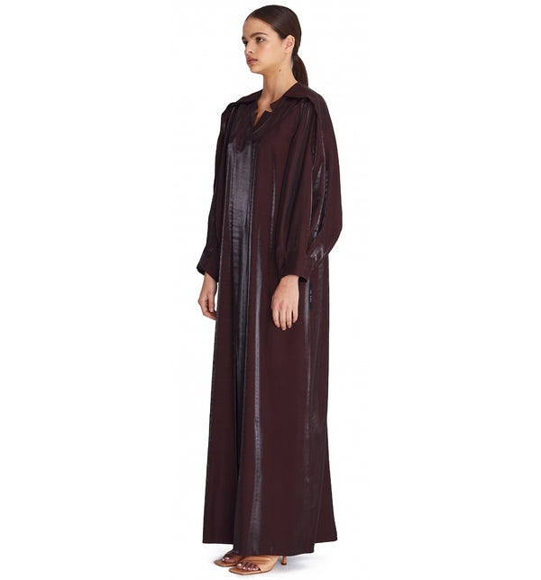 Pleated Sleeve Abaya